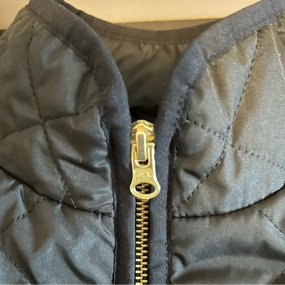 Old Navy Black Diamond Quilted Puffer Vest Women Small Architectural Minimalist - Picture 7 of 10